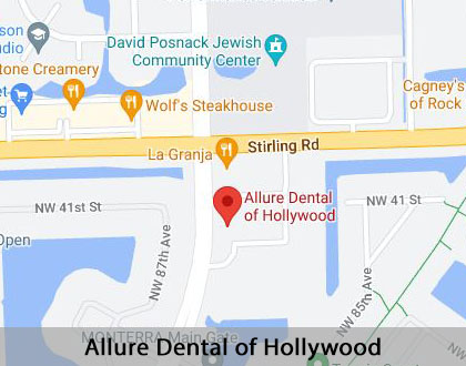 Map image for Invisalign in Hollywood, FL